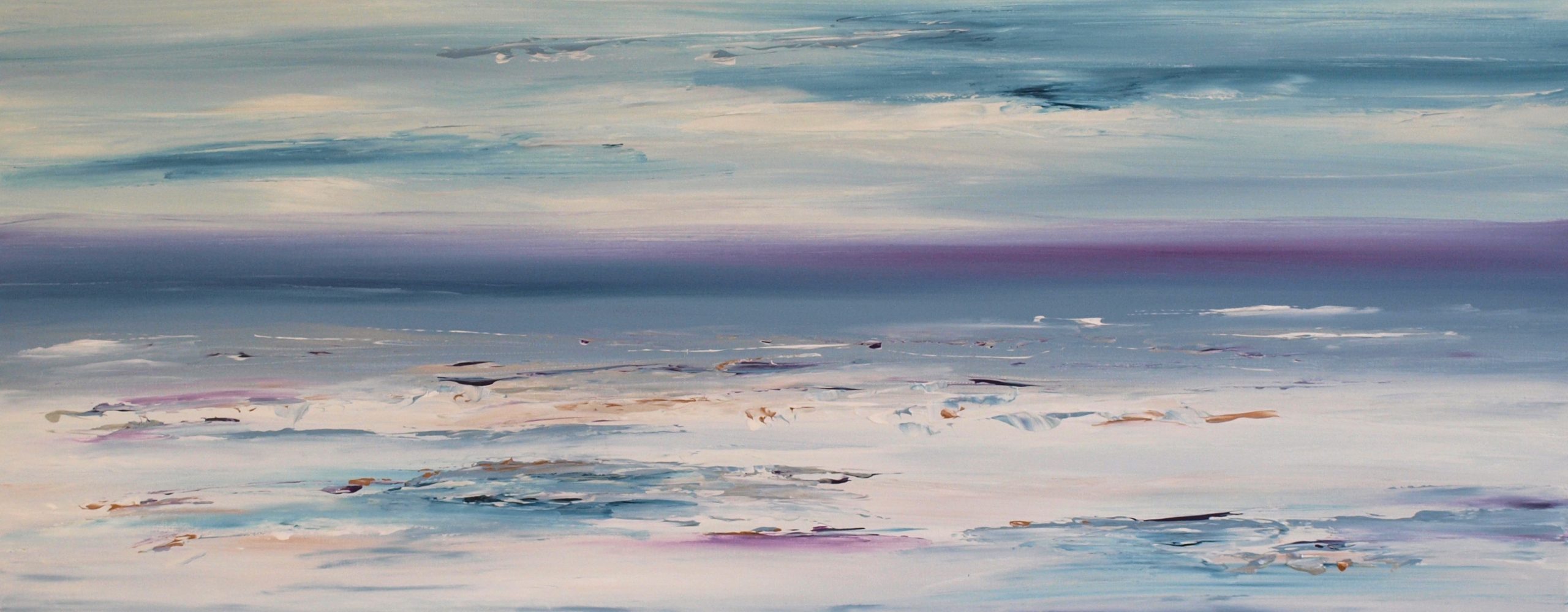 Beach Sunset — archive painting by Jeanette James-Monk