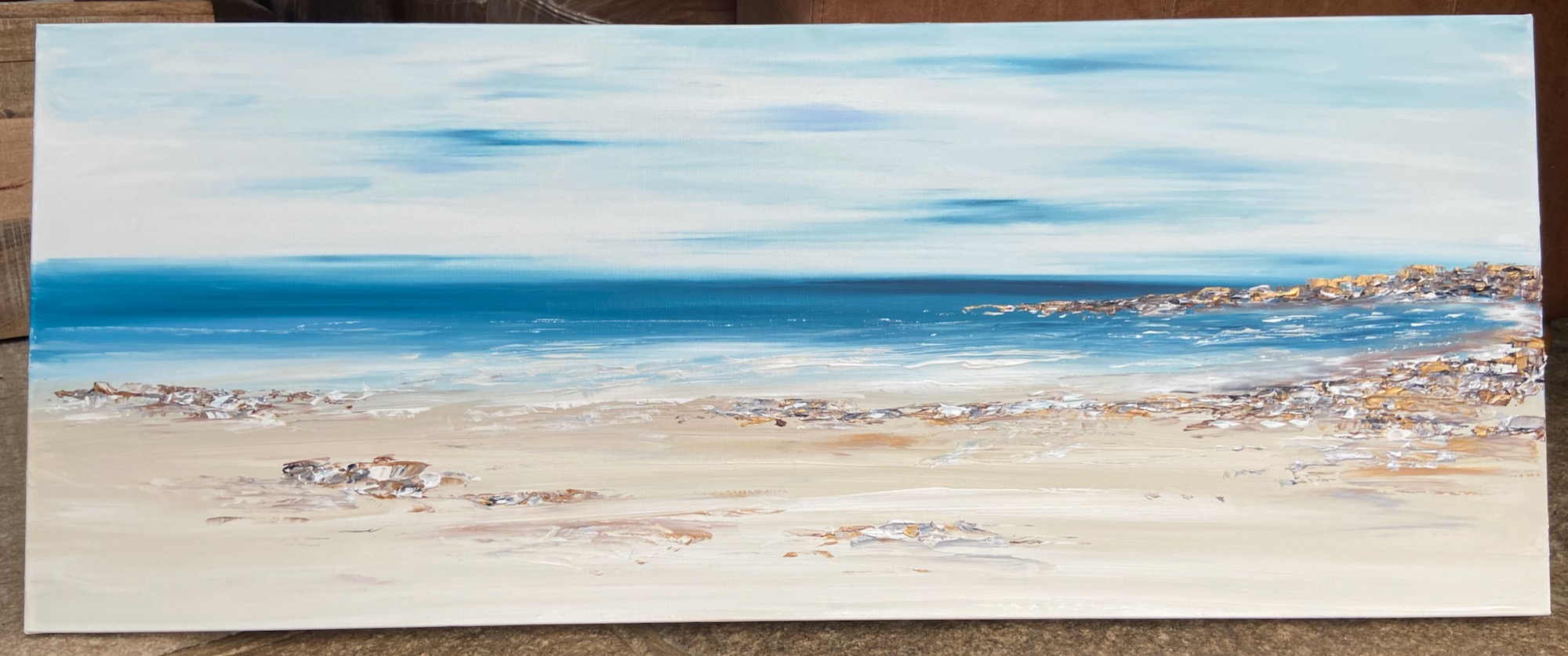 Cornish Sea, an original seascape by Jeanette James-Monk